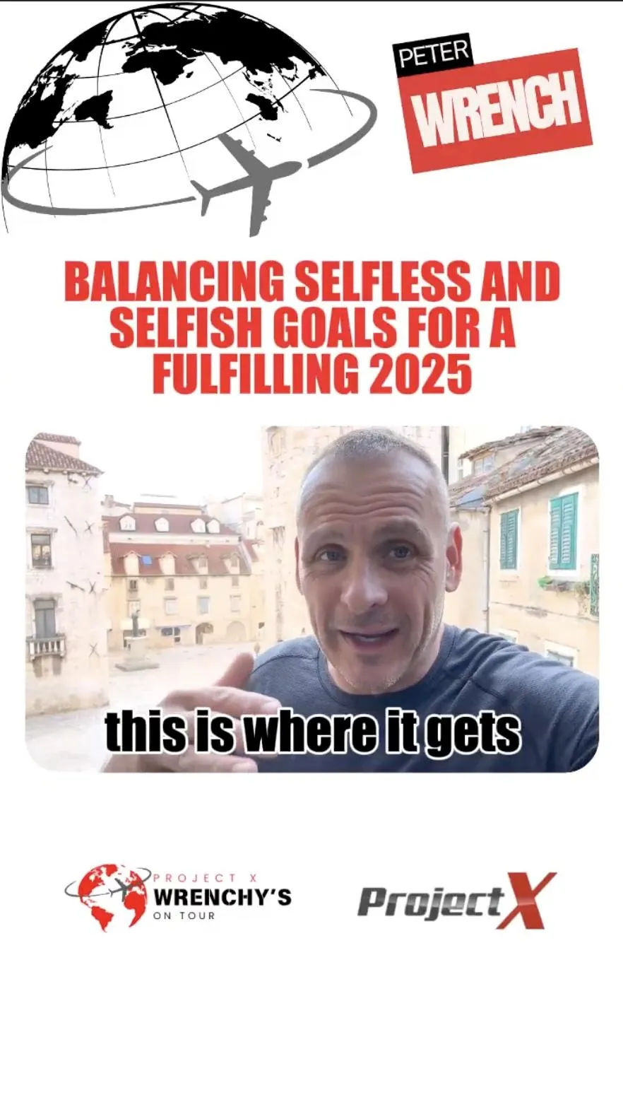 Finding Balance: Selfless and Selfish Goals for 2025