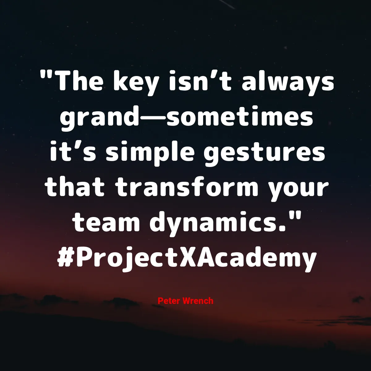 The Power of Small Gestures in Team Morale